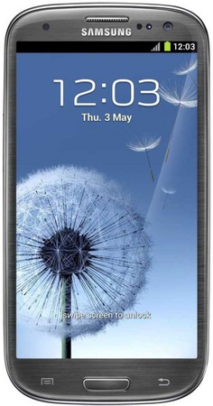 Смартфон Samsung Galaxy S3 GT-I9300 16Gb Titanium grey - Шатура